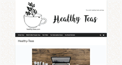 Desktop Screenshot of healthy-teas.com