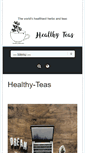 Mobile Screenshot of healthy-teas.com