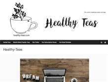 Tablet Screenshot of healthy-teas.com